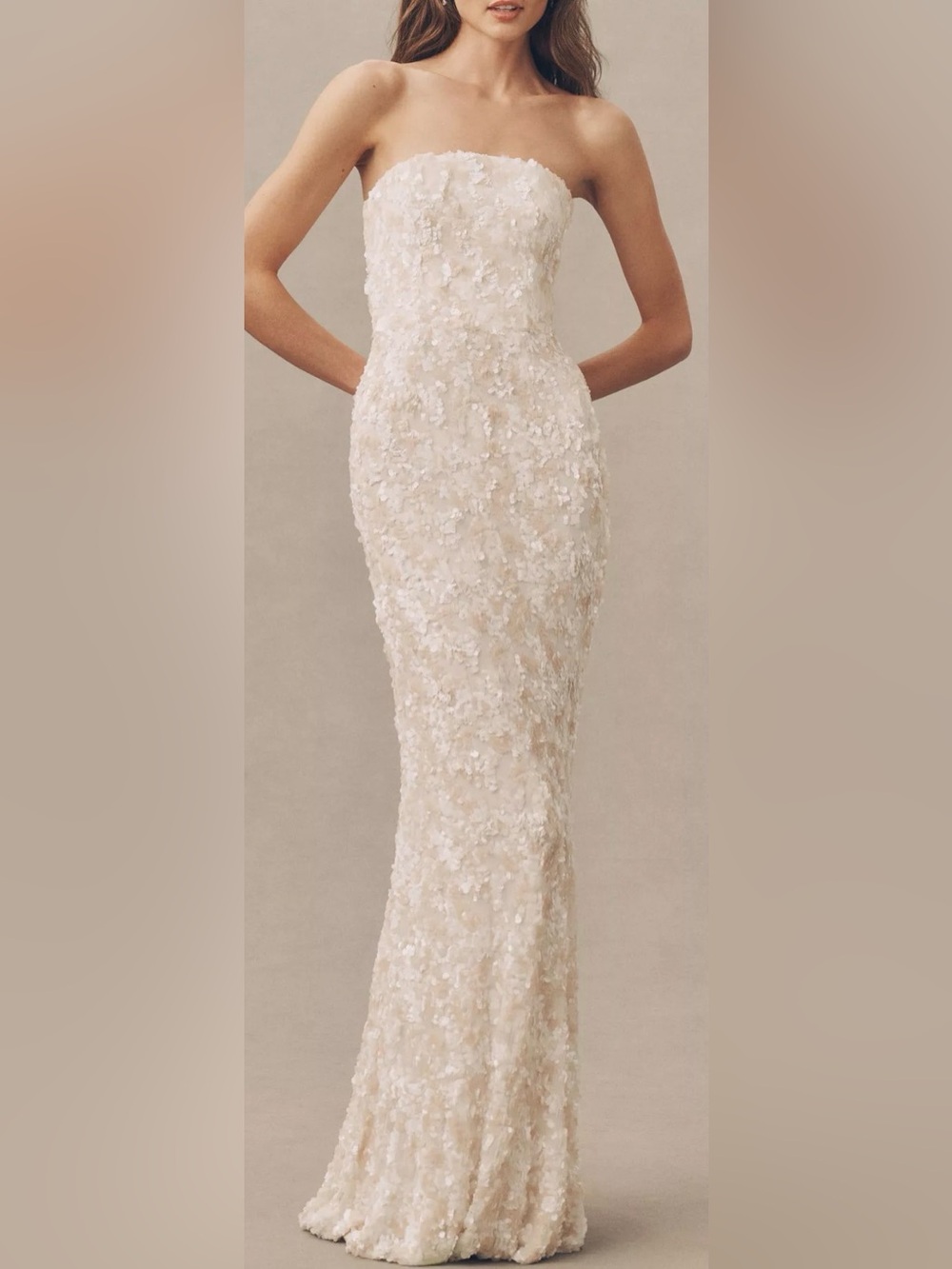 Helsi Helen Sequin Strapless Mermaid Gown